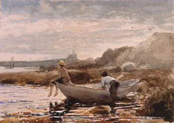 Jungen in einem Dory, 1880